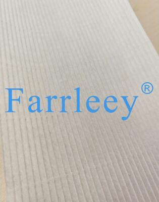 Qualité  High Wet Strength PTFE Membrane Media Gas Turbine Filter Paper with Corrugated Polyester and E10 to H13 Filtration Efficiency usine