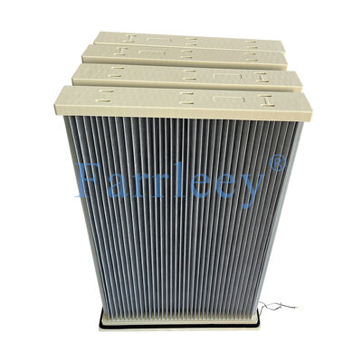 Qualité Filtre de collecte de poussière au laser Trumpf avec conception antistatique, efficacité de 99,95% et support en polyester revêtu de PTFE usine